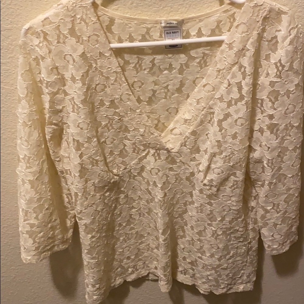 Lace work top